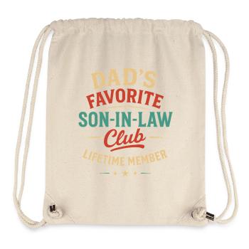 Son In Law Retro Funny Family Humor - Stanley/Stella Recycled Gym Bag - natural - Front