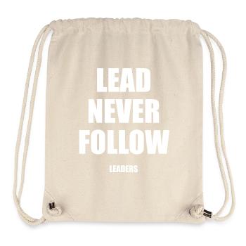 Führern niemals folgen | Lead never follow leaders - Stanley/Stella recycelter Gym Bag - Naturweiß - Vorne