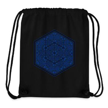 Pattern Goa Yoga Geometric Hexagon Ornament - Stanley/Stella Recycled Gym Bag - black - Front