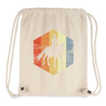 Look rétro de la conduite - Sac à cordon recyclé Stanley/Stella - blanc naturel - Devant
