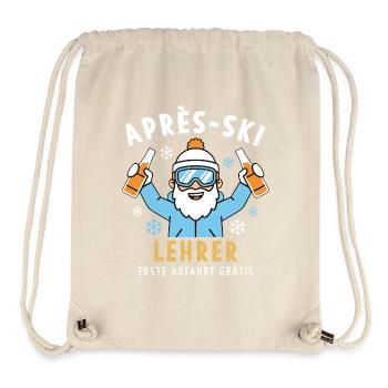 Après-ski instructor Lustig - first descent free of charge - Stanley/Stella Recycled Gym Bag - natural - Front