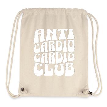 Anti Cardio Cardio Club – Gym Humor - Stanley/Stella Recycled Gym Bag - natural - Front