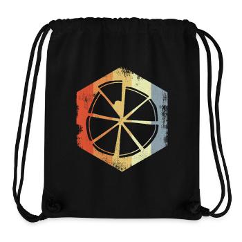 Klassische Pizza - Stanley/Stella recycelter Gym Bag - Schwarz - Vorne