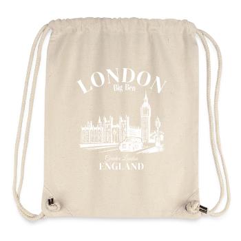 London Great Britain England - Stanley/Stella Recycled Gym Bag - natural - Front