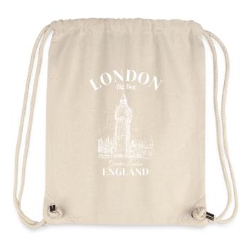 London Big Ben England Great Britain - Stanley/Stella Recycled Gym Bag - natural - Front