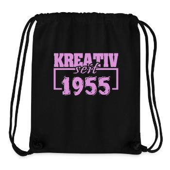 1955 1955 - Stanley/Stella Recycled Gym Bag - black - Front