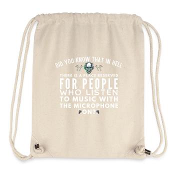 The mic on - Stanley/Stella Recycled Gym Bag - natural - Front