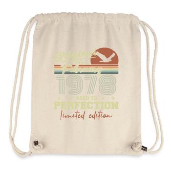 Birthday February 1978 - Stanley/Stella Recycled Gym Bag - natural - Front
