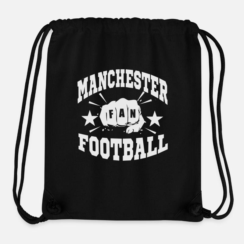 Manchester Fan - Stanley/Stella Recycled Gym Bag - black