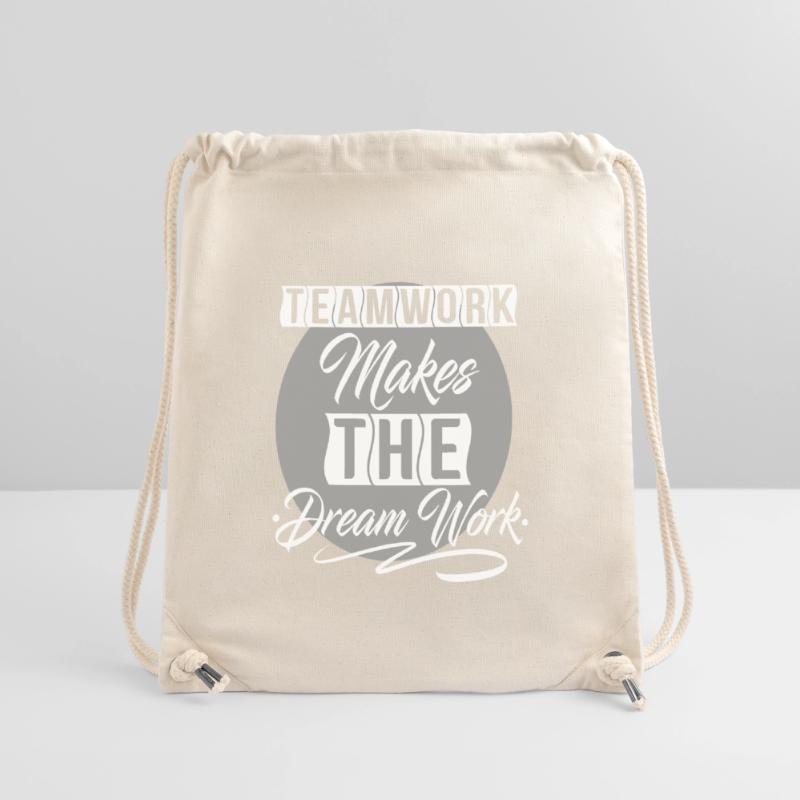Teamwork Makes The Dream Work Stanley/Stella Recycled Gym Bag