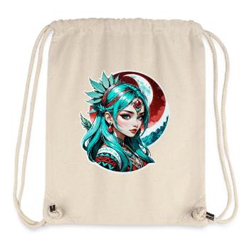 Indische Prinzessin - Aztek - Stanley/Stella recycelter Gym Bag - Naturweiß - Vorne