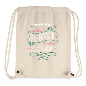 funny quote love present - Stanley/Stella recycelter Gym Bag - Naturweiß - Vorne