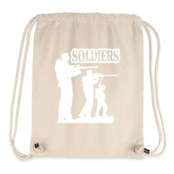 3 Soldiers Crew War Team Freedom Soldier Fighter - Stanley/Stella Recycled Gym Bag - natural - Front