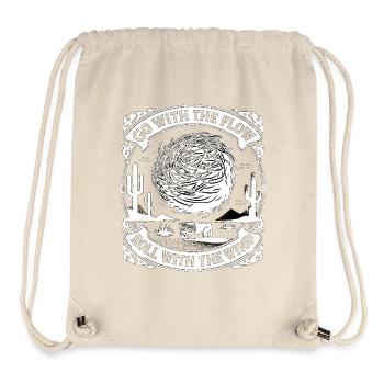 Go with the flow - Stanley/Stella Recycled Gym Bag - natural - Front