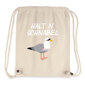 Coole Möwe - Stanley/Stella recycelter Gym Bag - Naturweiß - Vorne