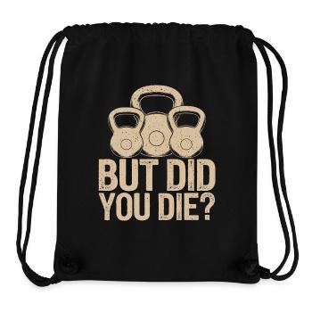 Witziger Spruch für Fitnessfans - Stanley/Stella recycelter Gym Bag - Schwarz - Vorne