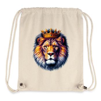 Lion - Stanley/Stella Recycled Gym Bag - natural - Front