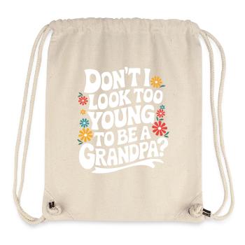 Papy Grand-père Famille Fête des pères - Sac à cordon recyclé Stanley/Stella - blanc naturel - Devant