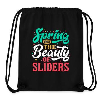 Spring Brings The Beauty Of Sliders - Stanley/Stella Recycled Gym Bag - black - Front