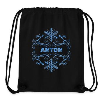 Anton - Stanley/Stella recycelter Gym Bag - Schwarz - Vorne