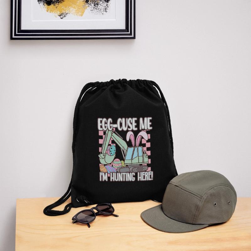 Egg cuse me Happy Easter Stanley/Stella Recycled Gym Bag