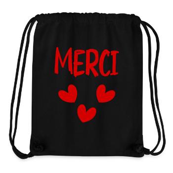 VIELEN DANK. GELIEBTE. HERZ. MEISTER. DANKE HERRIN. - Stanley/Stella recycelter Gym Bag - Schwarz - Vorne