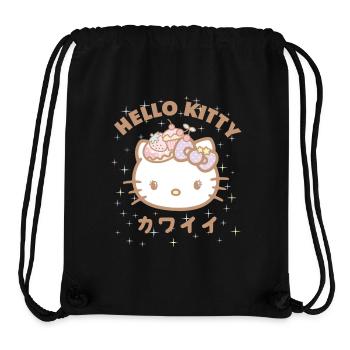 Hello Kitty Kawaii Styles With Stars - Stanley/Stella Recycled Gym Bag - black - Front