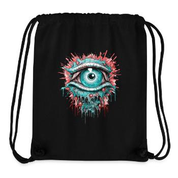 Psychedelic Eye Colorful LSD Drugs Trip - Stanley/Stella Recycled Gym Bag - black - Front