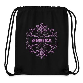 Annika - Stanley/Stella recycelter Gym Bag - Schwarz - Vorne