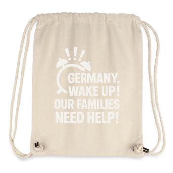 Deutschland, wach auf ! - Stanley/Stella recycelter Gym Bag - Naturweiß - Vorne