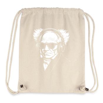 Vintage Schopenhauer German Philosopher Portrait - Stanley/Stella Recycled Gym Bag - natural - Front
