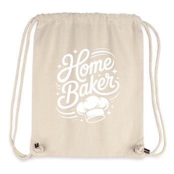 Home Baker Motif — Chef Script - Stanley/Stella Recycled Gym Bag - natural - Front
