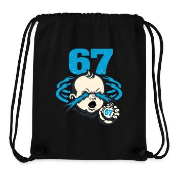 67 Six Seven - Gen Z - Stanley/Stella Recycled Gym Bag - black - Front
