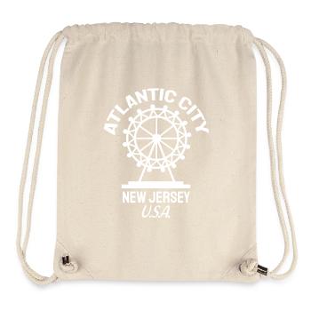 Atlantic City - Est. 1854 - New Jersey - USA - Stanley/Stella recycelter Gym Bag - Naturweiß - Vorne