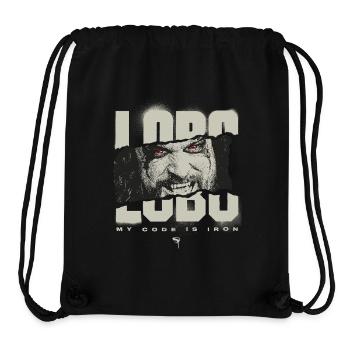 Supergirl Movie Lobo Avec Citation My Code Is Iron - Sac à cordon recyclé Stanley/Stella - noir - Devant