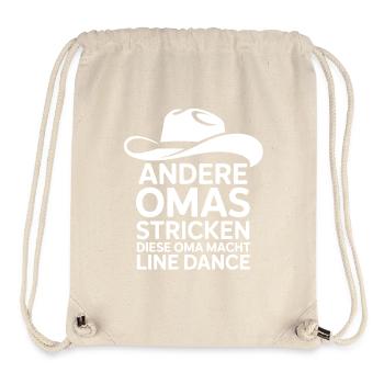Tanzende Oma - Stanley/Stella recycelter Gym Bag - Naturweiß - Vorne