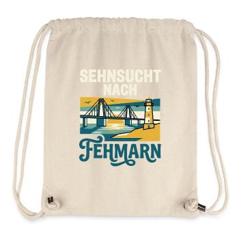 Fehmarn Sehnsucht - Stanley/Stella recycelter Gym Bag - Naturweiß - Vorne