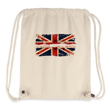 Great Britain Flag Union Jack Flag London UK - Stanley/Stella Recycled Gym Bag - natural - Front