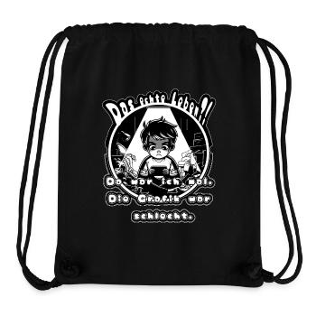 Poor graphics in real life - Stanley/Stella Recycled Gym Bag - black - Front