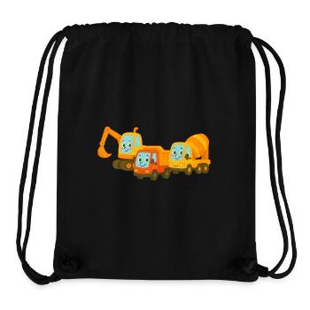 Baustelle - Stanley/Stella recycelter Gym Bag - Schwarz - Vorne