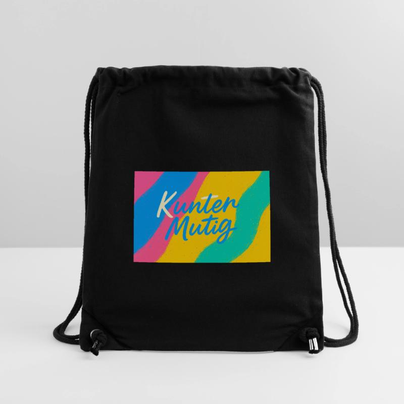 Kunter Explosion de couleurs courageuse Sac à cordon recyclé Stanley/Stella