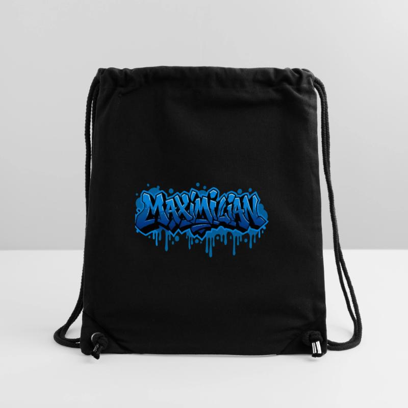 Graffiti MAXIMILIAN Name Geschenk Ideal Printabl Stanley/Stella recycelter Gym Bag