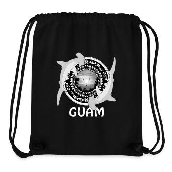 Requin-marteau de Guam - Sac à cordon recyclé Stanley/Stella - noir - Devant