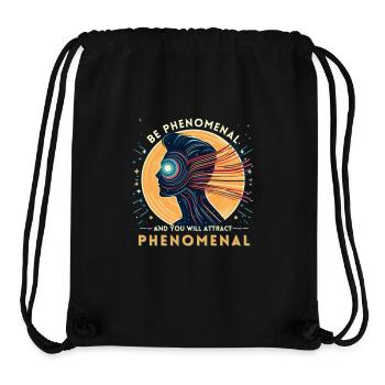 Be Phenomenal And You Will Attract Phenomenal - Stanley/Stella Recycled Gym Bag - black - Front