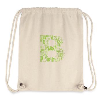 Font Fashion B - Stanley/Stella Recycled Gym Bag - natural - Front