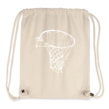 Basket-ball Basketball Basket - Sac à cordon recyclé Stanley/Stella - blanc naturel - Devant