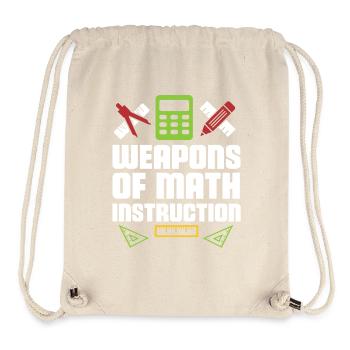 Mathe Mathematik Lehrer GEschenk - Stanley/Stella recycelter Gym Bag - Naturweiß - Vorne