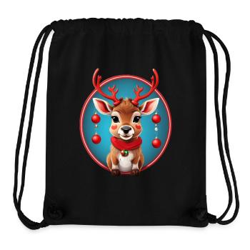 Baby Rentier - Stanley/Stella recycelter Gym Bag - Schwarz - Vorne