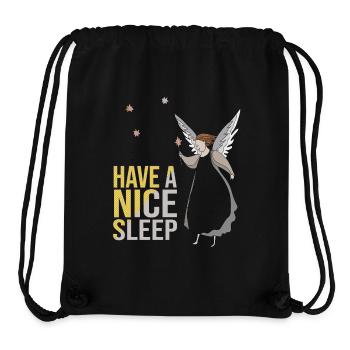 Gute Nacht, Engel - Stanley/Stella recycelter Gym Bag - Schwarz - Vorne