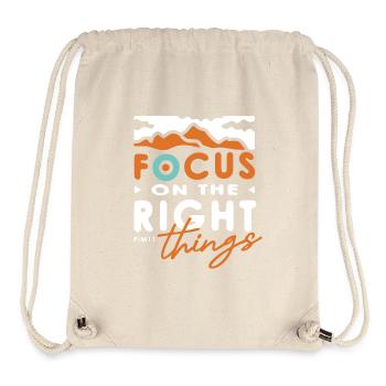 Focus - Stanley/Stella Recycled Gym Bag - natural - Front